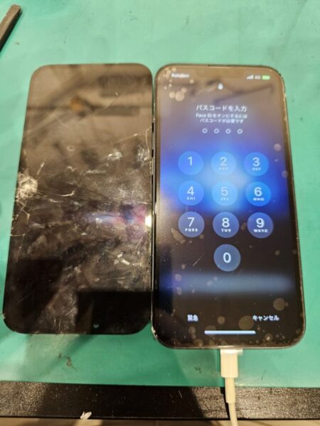 iPhone(アイフォン)SE3 液晶不良　修理をしました！【スマホ修理工房　上野店】